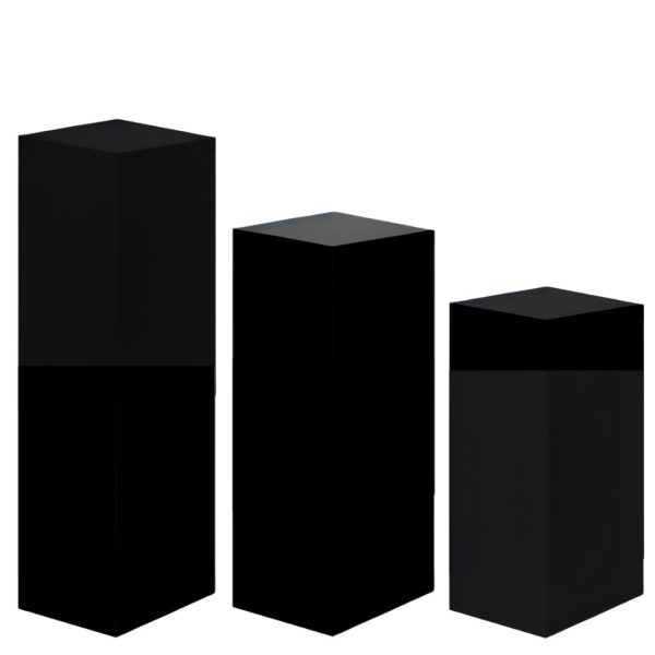 Black Plinths Set