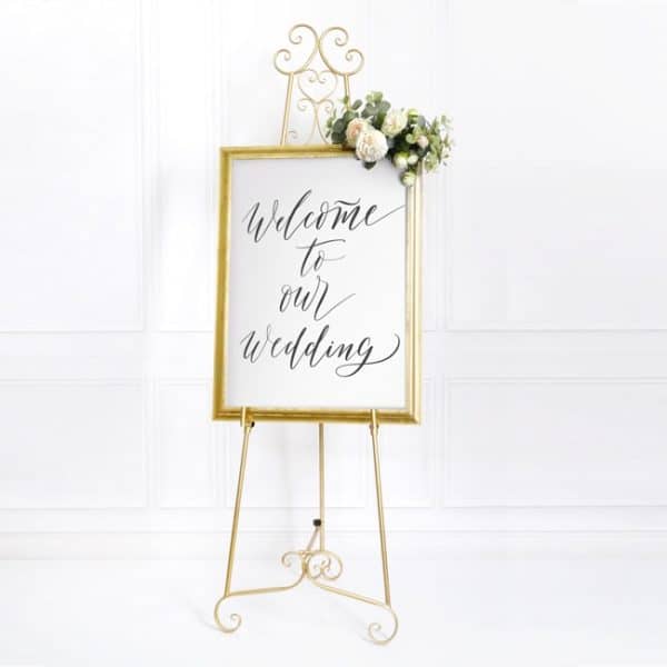 Gold Easel to Hire in Sydney