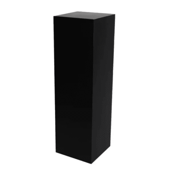 Large Black Plinth