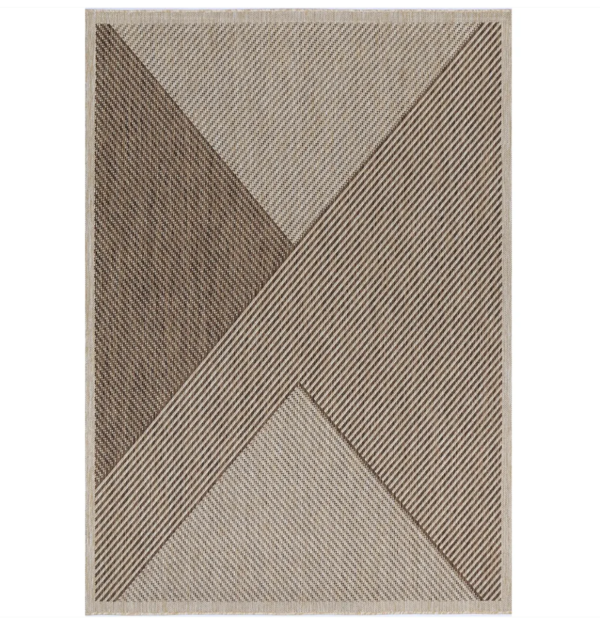 Elements Pic Rug - Cream