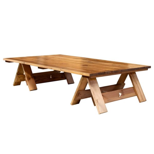 low picnic table hire